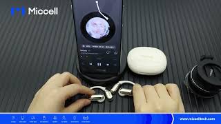 How To Use Miccell Open-Ear Earbuds