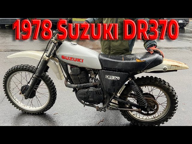 Pulled this 1978 DR370 from detached garage where it sat for over