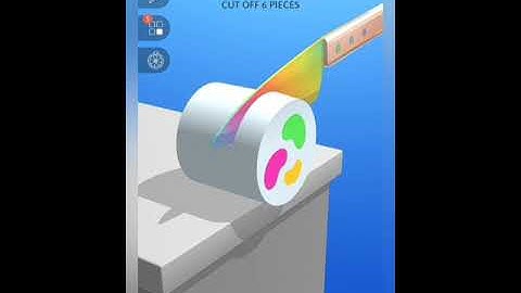 ASMR Slicing all levels gameplay game android IOS #shorts