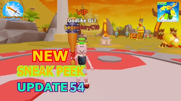 NEW SNEAK PEEK UPDATE 54 in Weapon Fighting Simulator