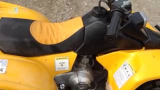 49cc Kazuma 4 stroke quad bike startup