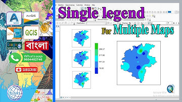Single legend for Multiple Maps in ArcGIS || Single legend  Common legend for more raster in ArcGIS