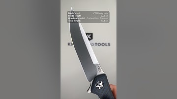 Zero Tolerance 0452BLUCF Magnacut, Black & Blue Carbon Fiber, pocket knife, Dmitry Sinkevich design