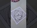 easy zentangle pattern tutorial #art #zentangle #pattern #3d #satisfying 😍✨️