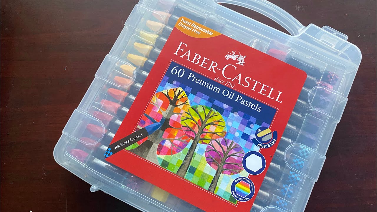 Faber Castell Premium Oil Pastels 60pc Review 