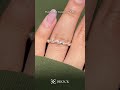 Her Dream Stack 💍 Twisted Wedding Band Magic #drock #halfeternityband #drockdiamond