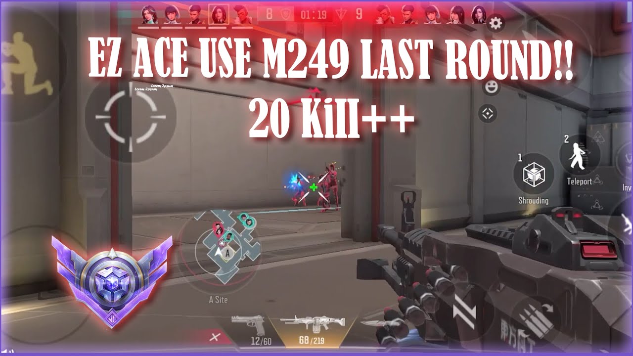 HYPER FRONT TOP GLOBAL 20 | EZ ACE & 20KiII++ USE M249!!