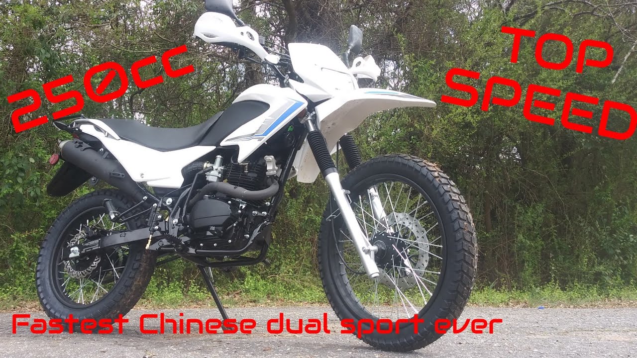 $1300 TAO TAO TBR7 250cc Dual Sport TOP SPEED and review (stock bike