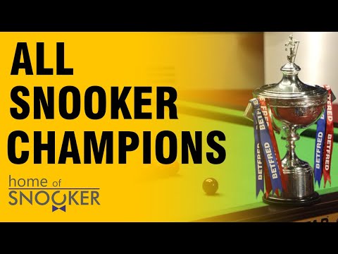 ALL Snooker World Champions [1976-2022]