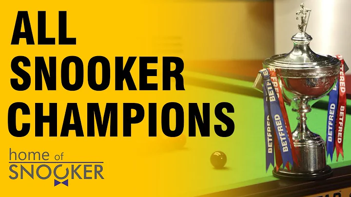 ALL Snooker World Champions [1976-2022] - DayDayNews