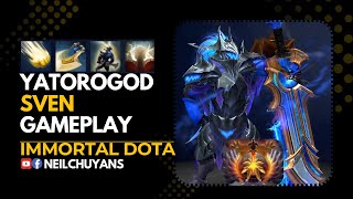 YATOROGOD INTENSE PHYSICAL DAMAGE SVEN | DOTA IMMORTAL CARRY GAMEPLAY