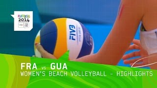 Highlights from day 1's beach women's volleyball action at the nanjing
2014 youth olympic games. a fierce france duo won comfortably in
straight sets against...