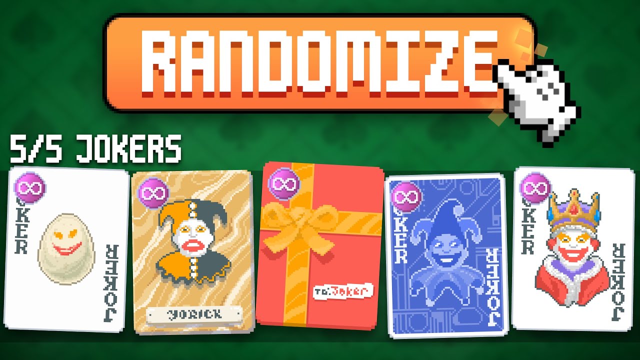 Balatro 1v1 but we have 5 RANDOM ETERNAL Jokers