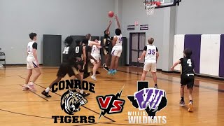 Conroe Tigers vs Willis Wildkats 9th Grade Boys Basketball White Team