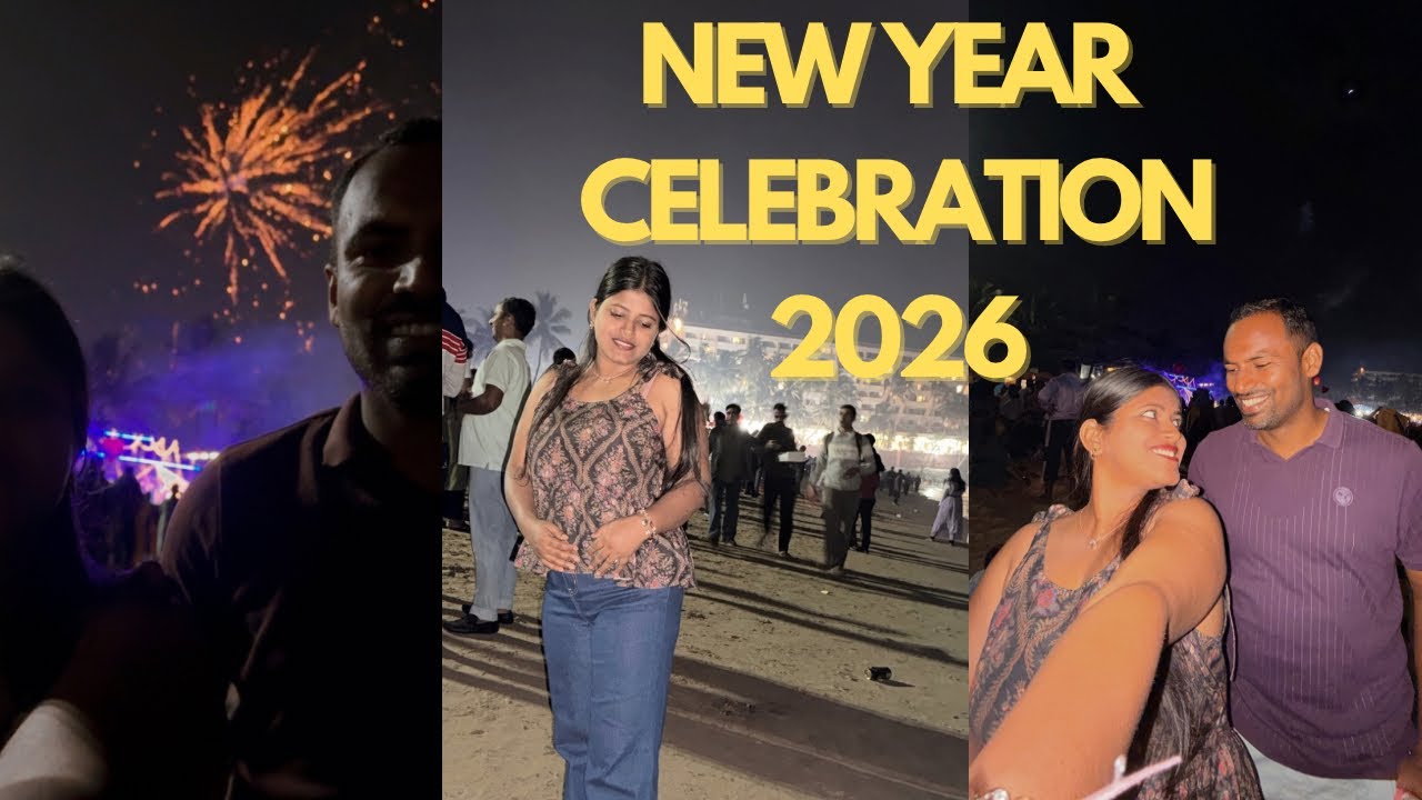 New Year Vlog | Beach Par Naye Saal Ka Celebration 🥂😍