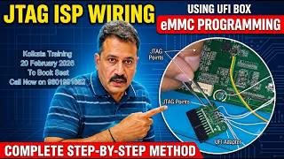 JTAG ISP Wiring Using UFI BOX | eMMC Programming Step-by-Step