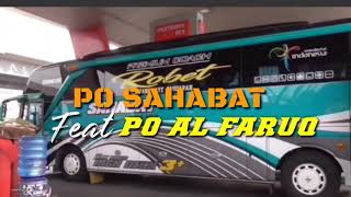 Balapan Bus Sahabat dan bus Al Farruq