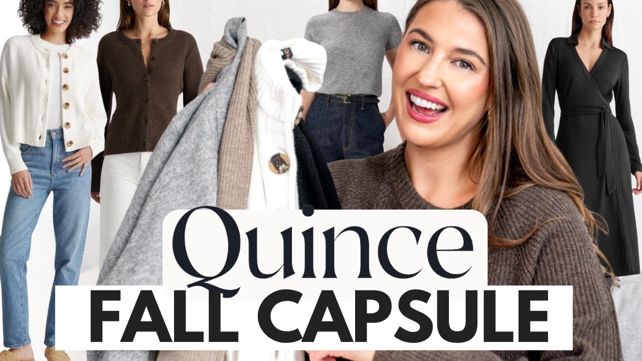 Quince Fall Try On Haul 🍁 Fall Capsule Wardrobe Staples you NEED!