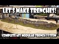 Let's Make Modular Wargaming Trench Terrain