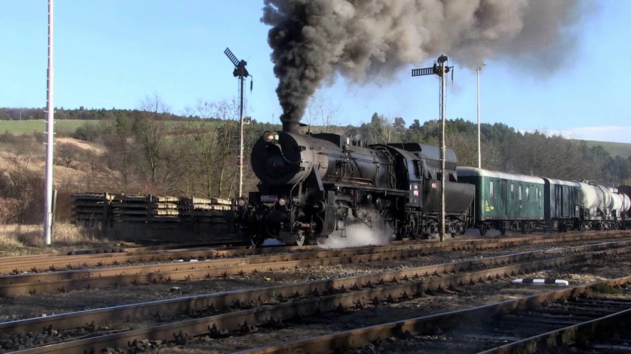 Mazutka 555.3008 přes Bílé Karpaty po Čachtické trati 2. část