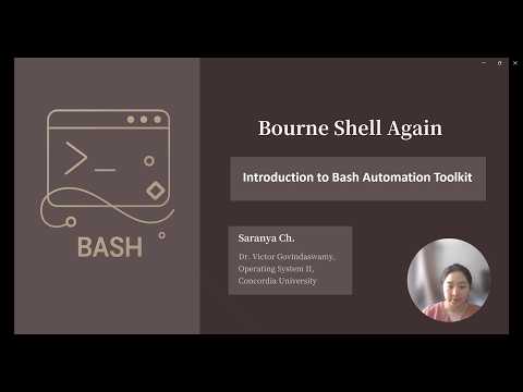 Bash Shell [Part 1: Script Basic]