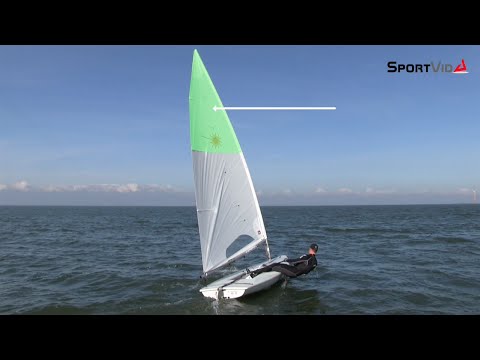 How to adjust the Laser Cunningham - MK2 sail - YouTube