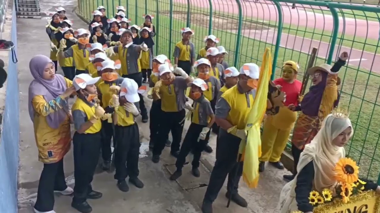 Semangat Rumah Kuning Di Kejohanan Sukan Tahunan SR Islamiah Tawau