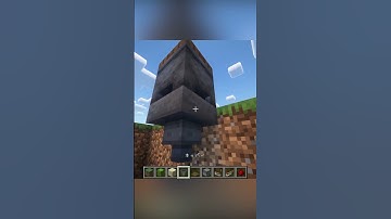 This SECRET Build Hack Creates an Automatic Trash Can in Minecraft!#shorts  #minecraft