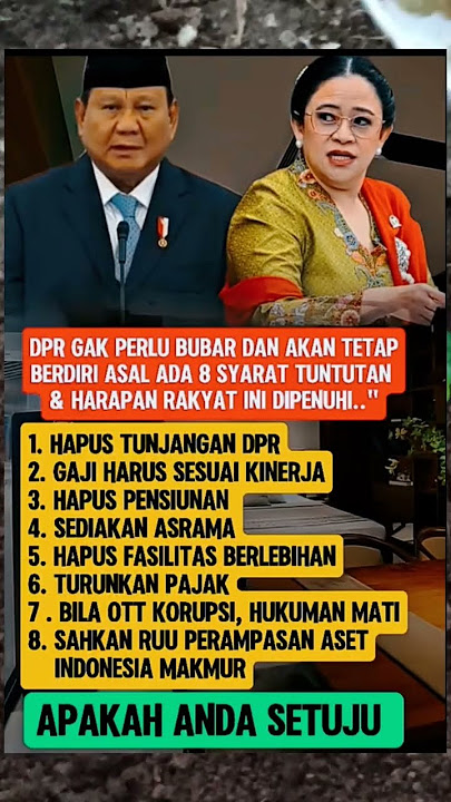 8 Usulan Warga untuk DPR Biar Kinerja Lebih Maksimal! Setuju yang Mana? 🇮🇩