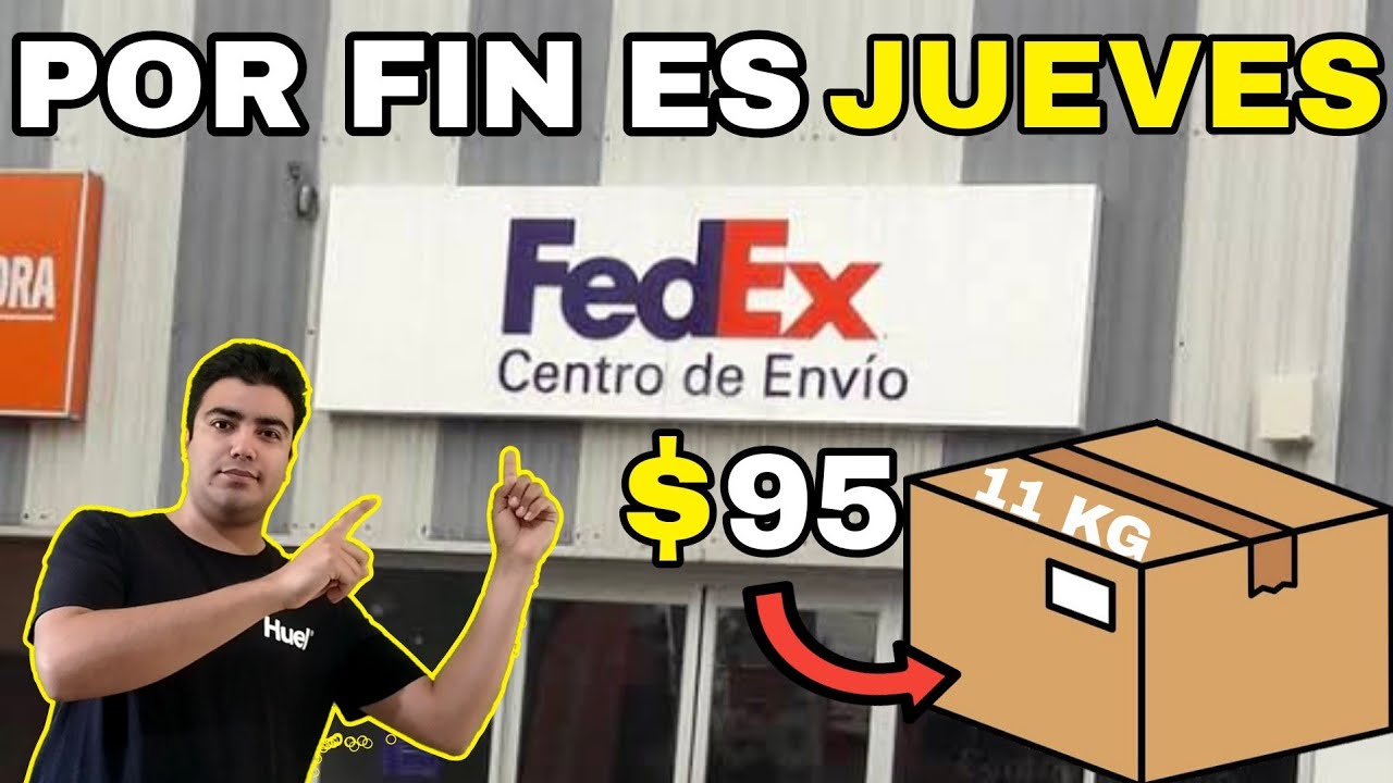 cómo hacer ENVIOS ECONOMICOS por FedEx desde 💲95 pesos Por 11 kilos 📦