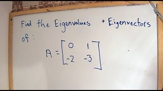 Eigenvalues and Eigenvectors for a 2x2 Matrix