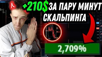 +210$ ЗА ПАРУ МИНУТ СКАЛЬПИНГА | Стратегия на пробой уровня | Обучение трейдингу | Торговля cscalp