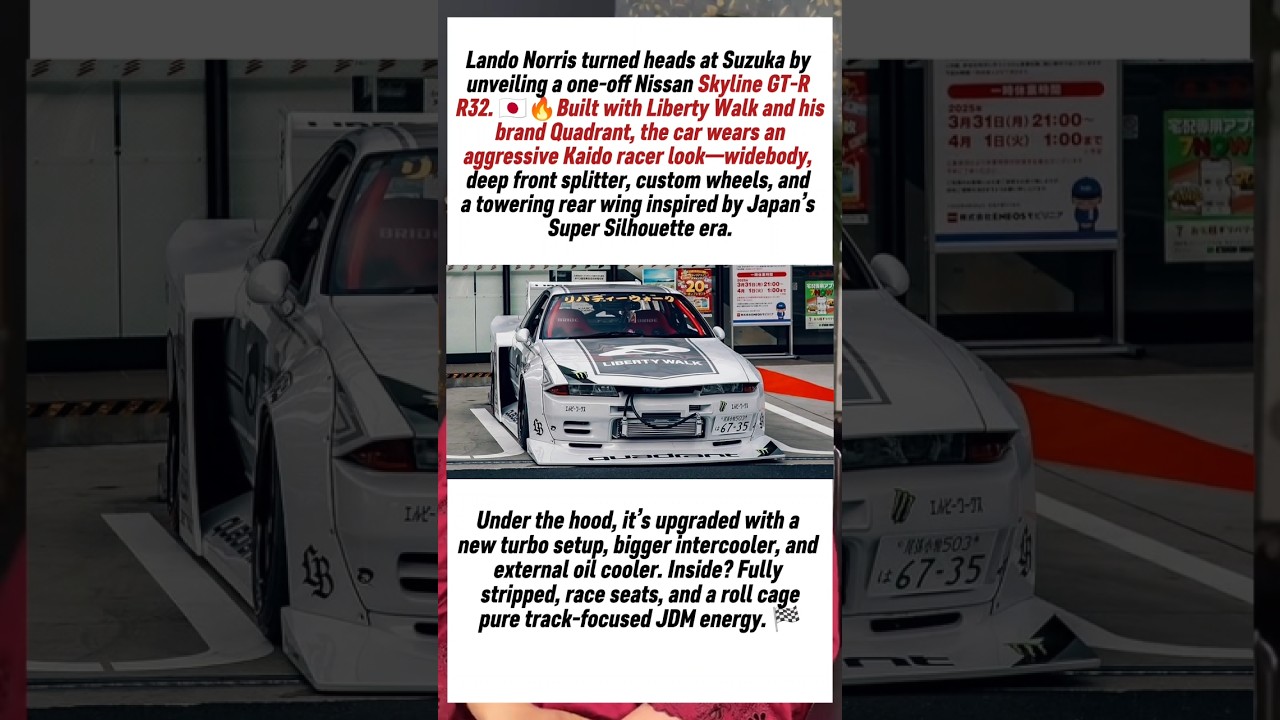 Lando Norris Nissan Skyline R32- Liberty Walk Kaido Racer Unleashed 🔥