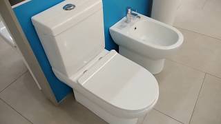 Devit Fresh 3110121 безободковый унитаз компакт с тонкой крышкой Slim Дефит Фреш