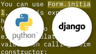 Django set default form values