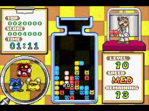 Dr. Mario & Puzzle League (GBA) Dr. Mario - YouTube