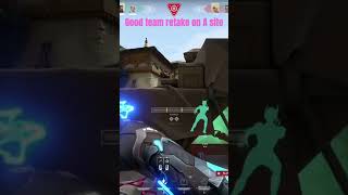 Pro valorant retake with sova # #valorantclips