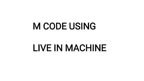 தமிழ் M  codes live working in machine tamil