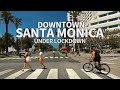 SANTA MONICA - Driving Downtown Santa Monica Under Lockdown, Los Angeles, California, USA - 2.7K QHD