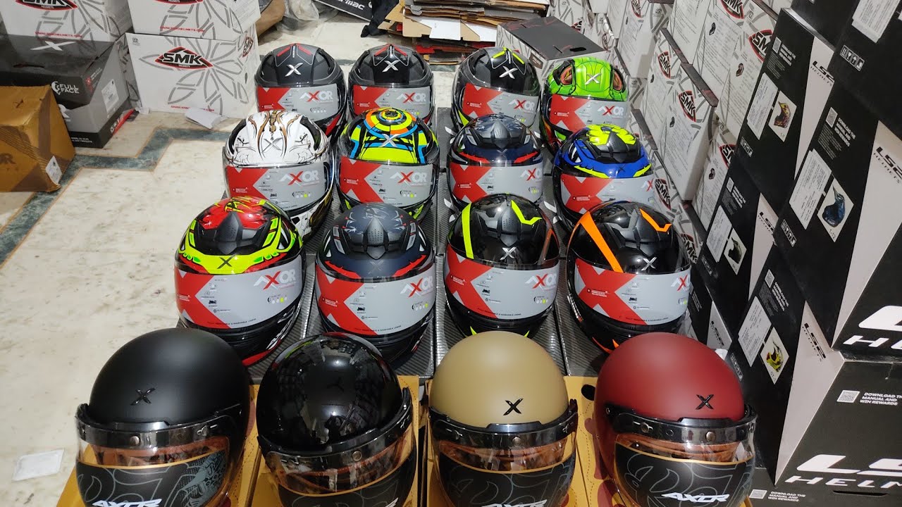 Helmet.New.Collection.Axor.Retro.Open.Face.Rage.Apex.XBHP.🔥All.Riding.Gear.Available