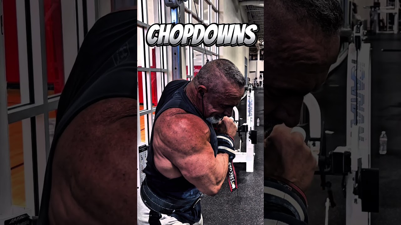 CHOPDOWNS FOR TRICEPS #workout #motivation #muscle #workouttips #exercise