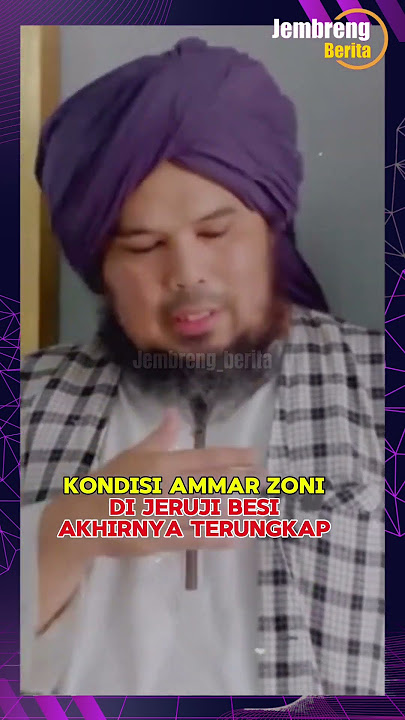 Kondisi Terbaru Ammar Zoni di Jeruji Besi Akhirnya Terungkap #ammarzoni #derrysulaiman #artis