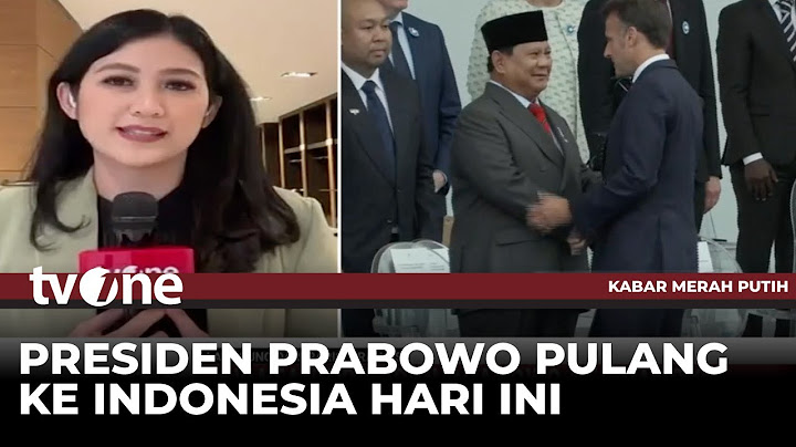 Presiden Prabowo Bertolak ke Tanah Air usai Lawatan ke Belgia dan Prancis | Kabar Merah Putih tvOne