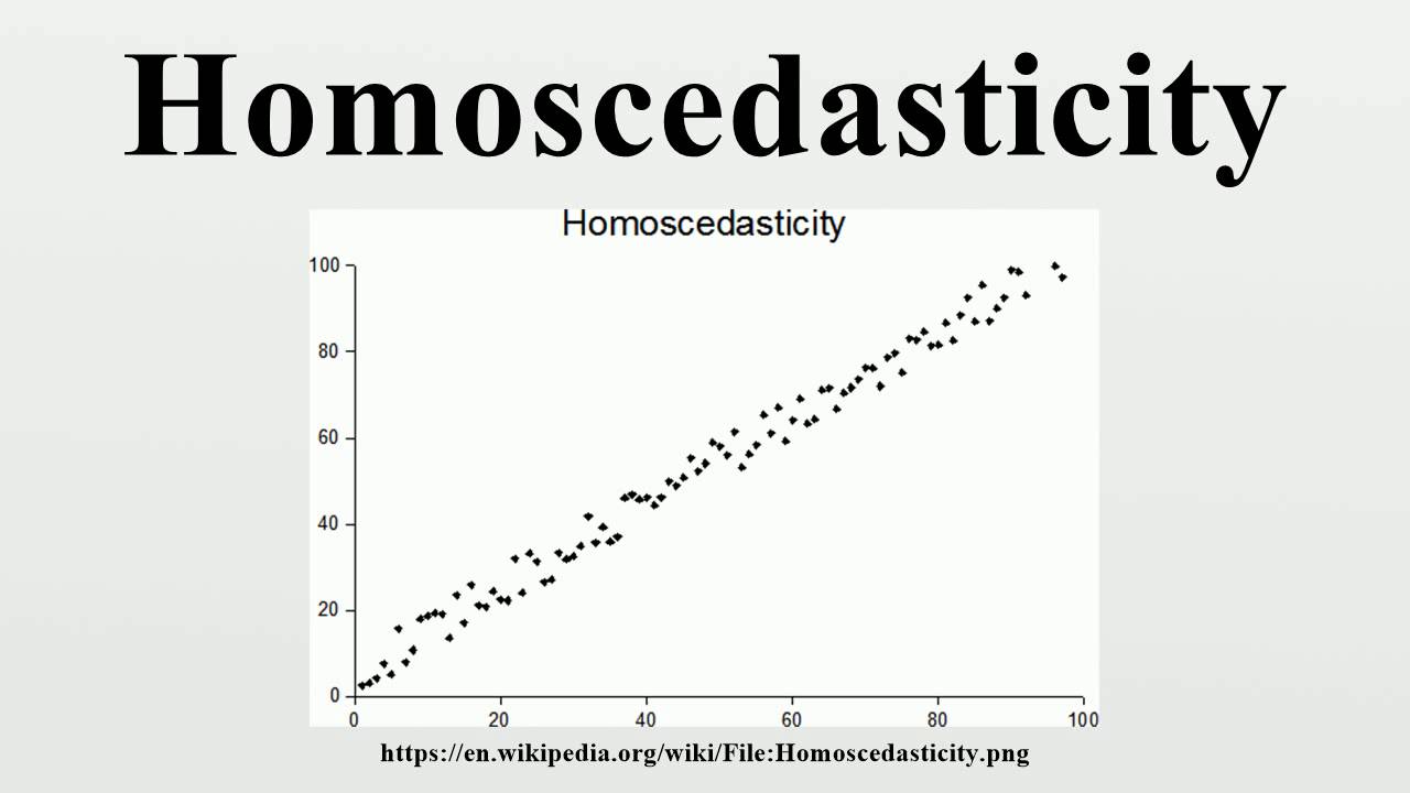 Homoscedasticity YouTube