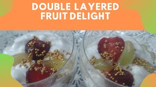 FCC3|Double Layered Fruit Delight|Shirin Advani|Fireless Cooking|Fruit Dessert Recipe|3m moms studio