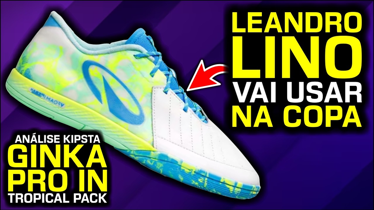 Ginka Pro foi ATUALIZADA 😱 - Análise chuteira futsal Kipsta Ginka