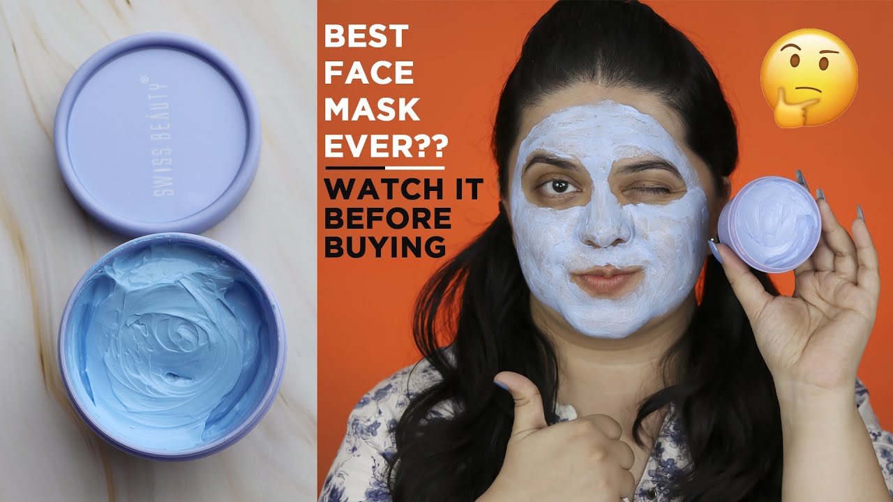*New* Swiss Beauty Clay Mask Review Blueberry Mask AntiAgeing