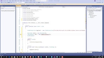 C# Access Veri Tabanından DataGridView
