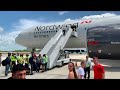 Красивая посадка на Кубе Boeing 777-200 Nordwind Airlines