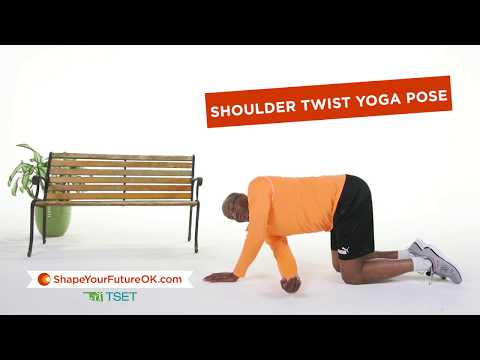 Shape Your Future: Easy Shoulder Twist Yoga Pose Workout